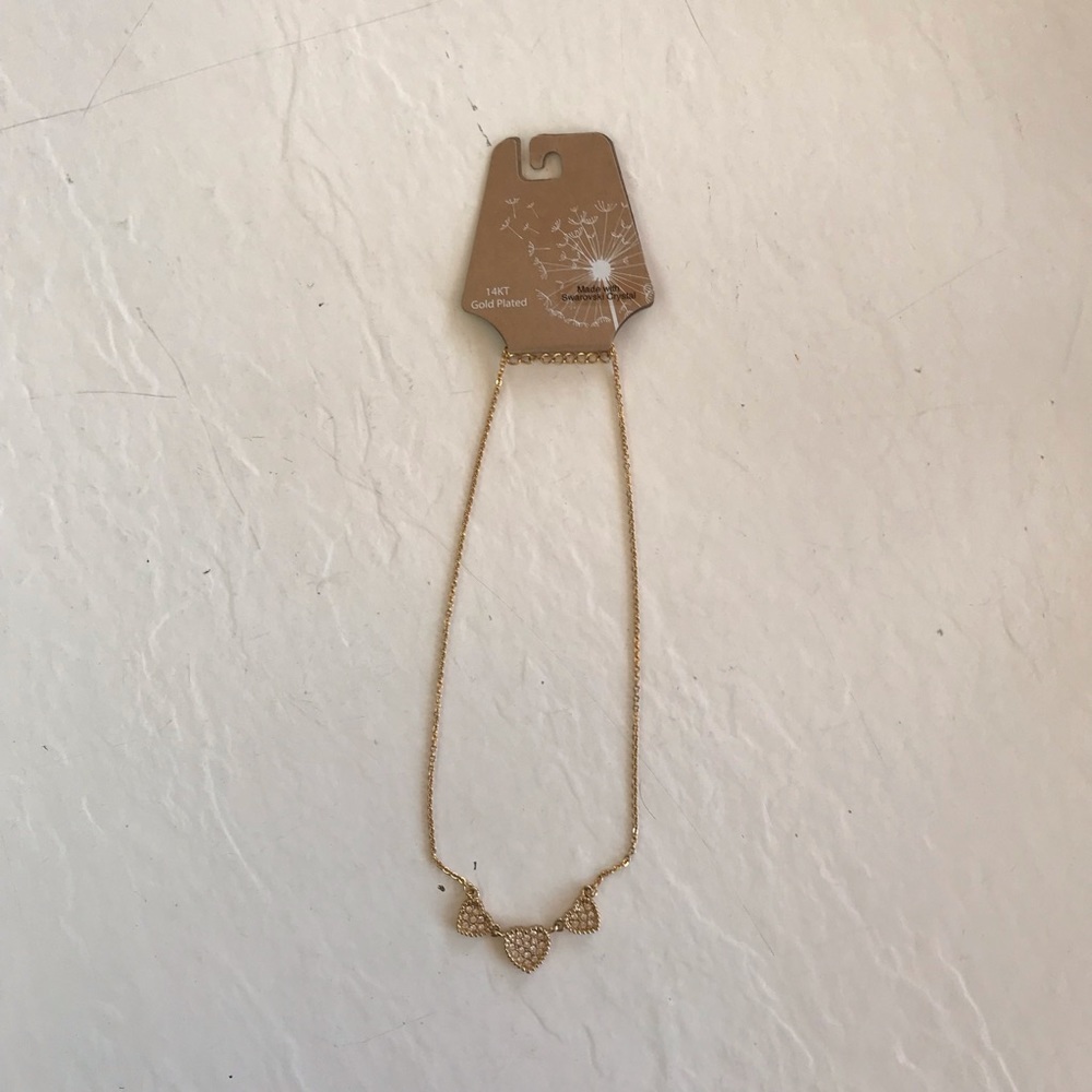 Gold plated necklace